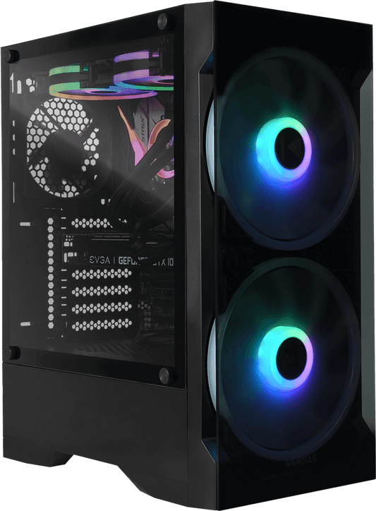 AMD 5500, 16GB RAM, 1TB SSD, RTX 4060 Ti 16GB - Apollo E2 Black