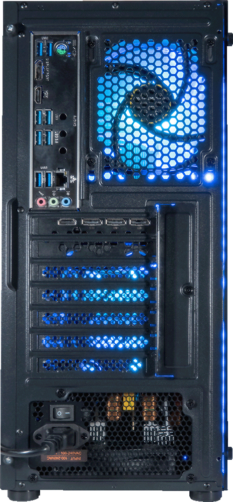 AMD 4500, 16GB RAM, 1TB SSD, GTX 1660 SUPER - Aura GC2 Black