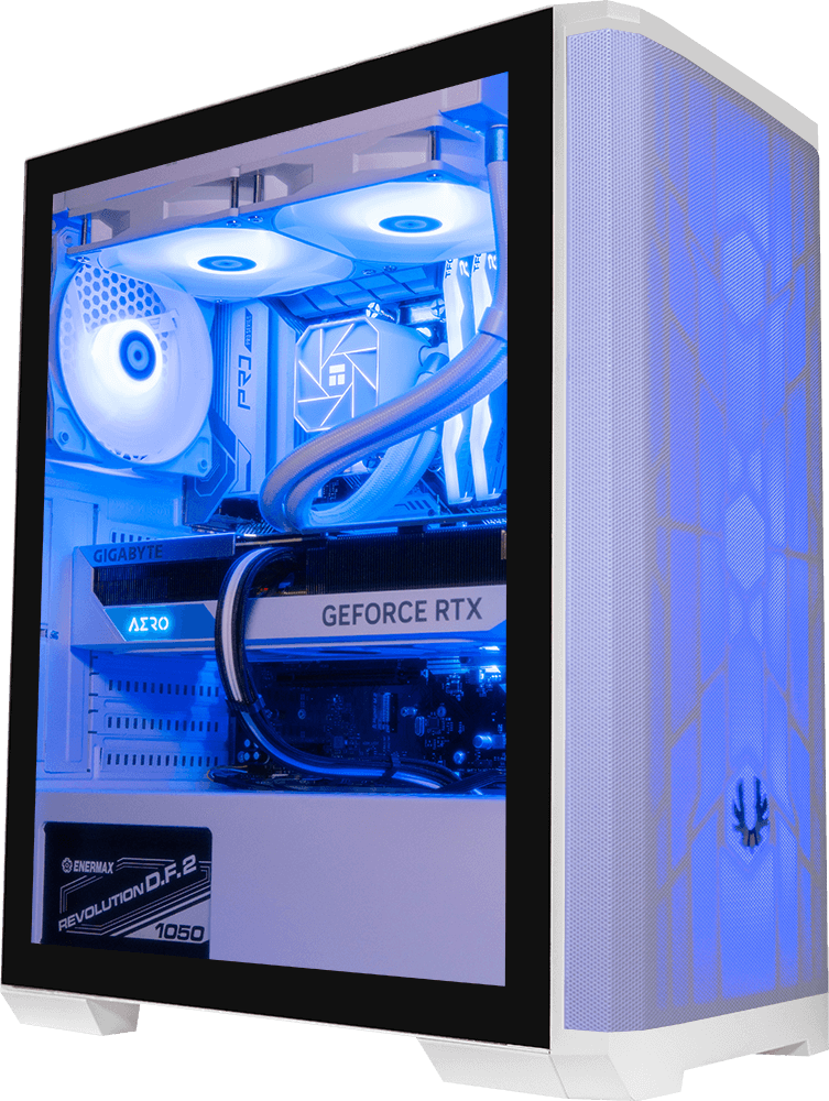 Nova Mesh - i9 13900K, 32GB DDR5 RAM, 1TB SSD, RTX 4070 Ti, 360MM Water  Cooling - White