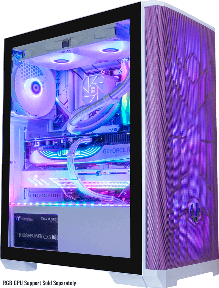 Choose Your Specs - Intel - Bitfenix Nova Mesh White/Purple