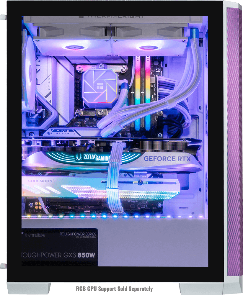 Choose Your Specs - Intel - Bitfenix Nova Mesh White/Purple