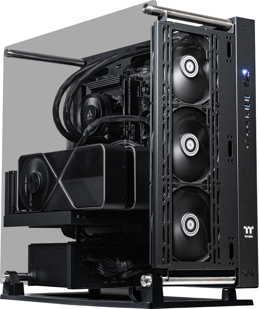 Dual RTX 3090 24GB GPU Pro Workstation - Intel - Core P3 Pro White