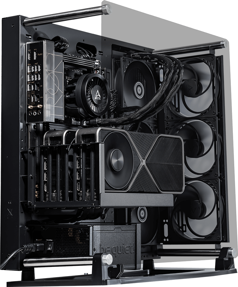 Dual RTX 3090 24GB GPU Pro Workstation - Intel - Core P3 Pro White