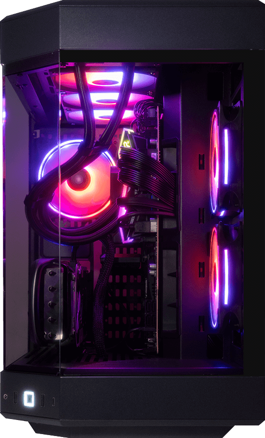 i9 14900KF, 32GB DDR5 RAM, 1TB SSD, RTX 4070 Ti, 360MM Water Cooling - Hyte Y60 White