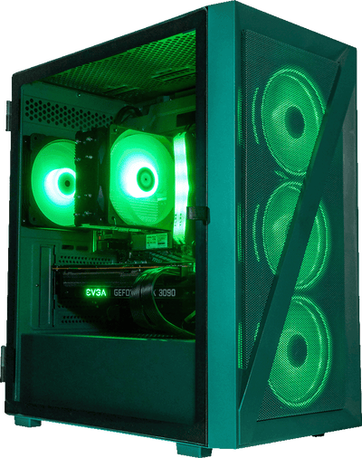 M06 Green, Ryzen 5 9600X, 16GB DDR5, 1TB, 850W, RTX 5070 12GB, Upgraded RGB Air