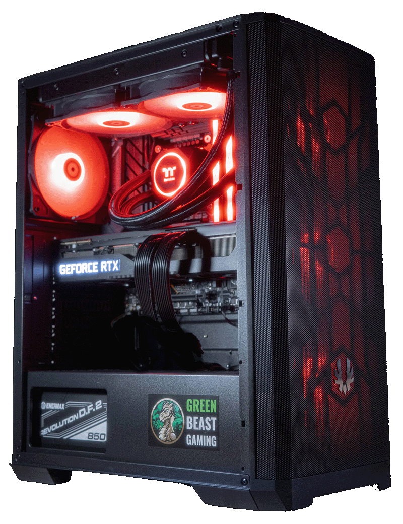 AMD Ryzen 7600X, 16GB DDR5 RAM, 1TB SSD, RTX 4070 - Nova Mesh - Black –  Green Beast Gaming