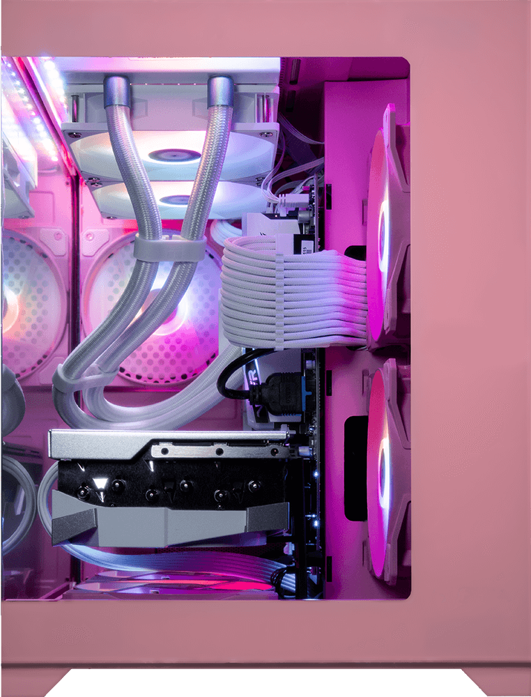 Base Configuration - AMD - APEVIA Prism Pink