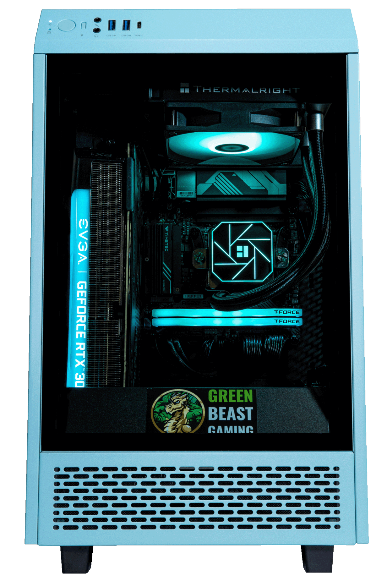 Base Configuration - INTEL - Tower 100 Mini Blue