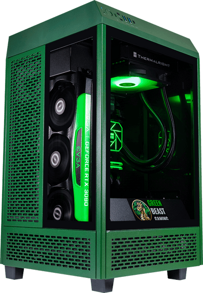 Tower 100 Mini Green, i5 12400F, 32GB DDR4, 1TB, 550W, RTX 5060 Ti 16GB, Standard Air