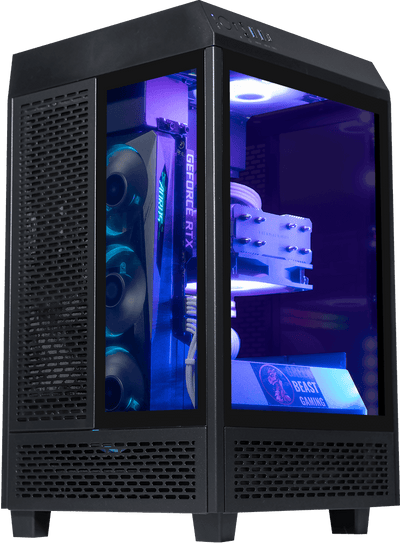 Tower 100 Mini Black, i5 12400F, 16GB DDR4, 1TB, 550W, GTX 1660 SUPER 6GB, Standard Air
