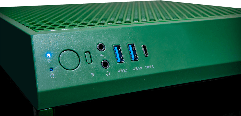 Base Configuration - AMD - Tower 100 Mini Green