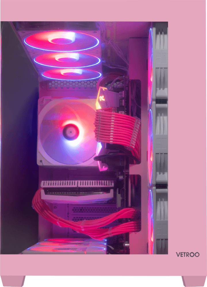 AMD Ryzen 9600X, 16GB DDR5 RAM, 1TB SSD, RTX 4070 - Vetroo AL900 White