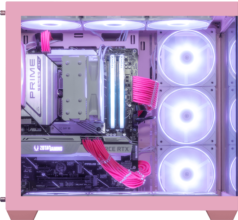 AMD Ryzen 9600X, 16GB DDR5 RAM, 1TB SSD, RTX 4070 - Vetroo AL900 White