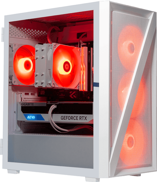 Just Let Me Game - AMD - Vetroo M05 - WHITE