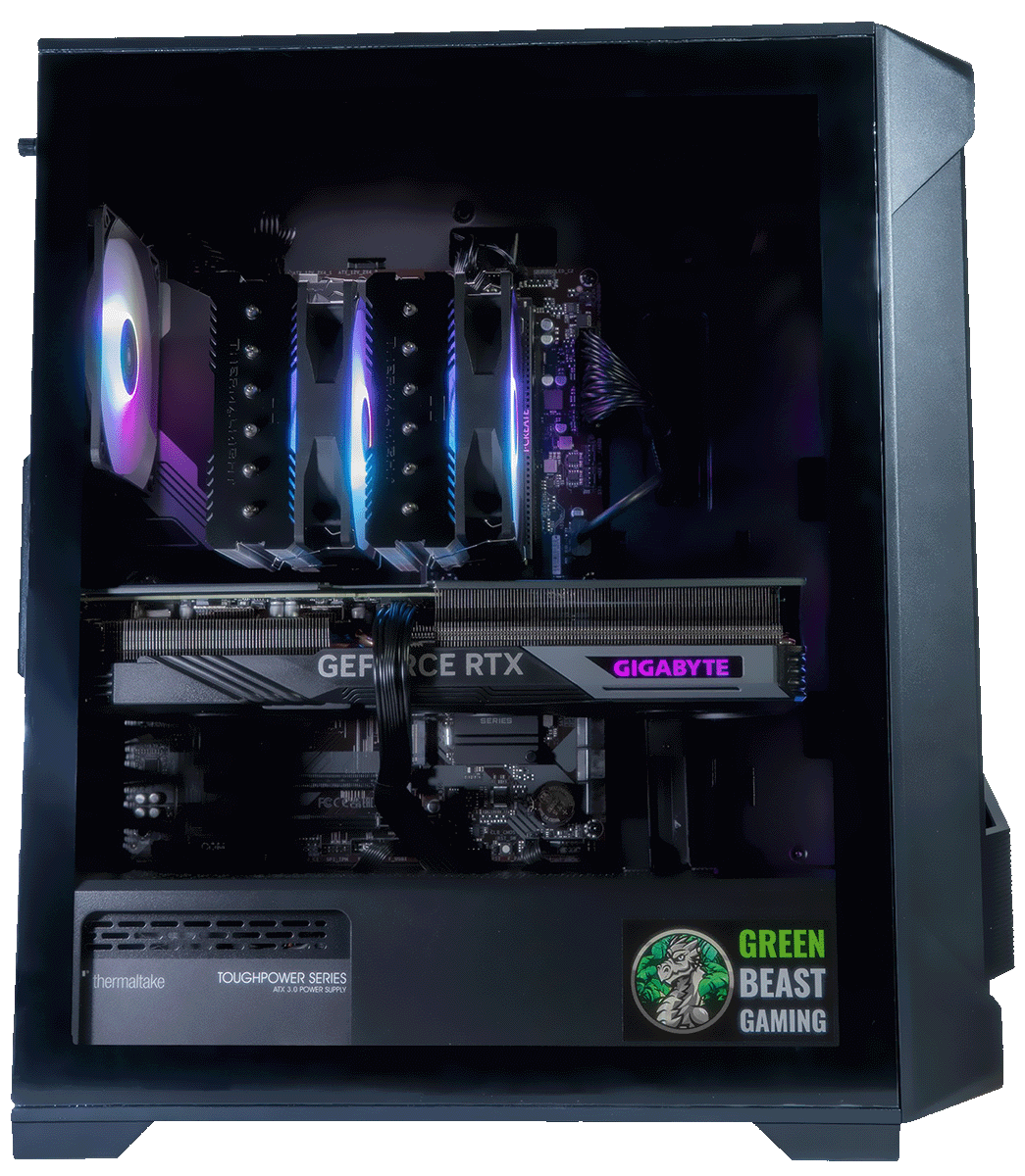i9 14900KF, 32GB DDR5 RAM, 1TB SSD, RTX 5090 32GB, 360MM Water Cooling, X603 Black