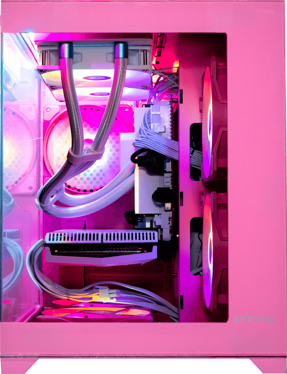 Base Configuration - AMD - APEVIA Prism Pink