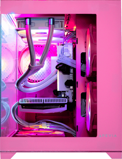 Base Configuration - AMD - APEVIA Prism Pink