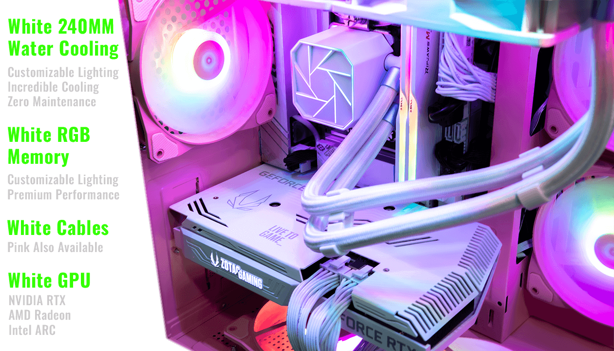 Base Configuration - AMD - APEVIA Prism Pink