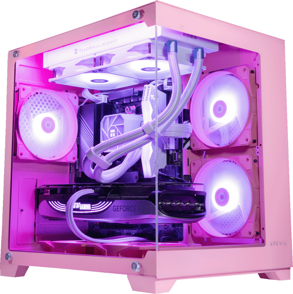 Prism Computer Build Prism Prebuilt Intel Gaming PC - Customize Your Specs - PINK – Green ...