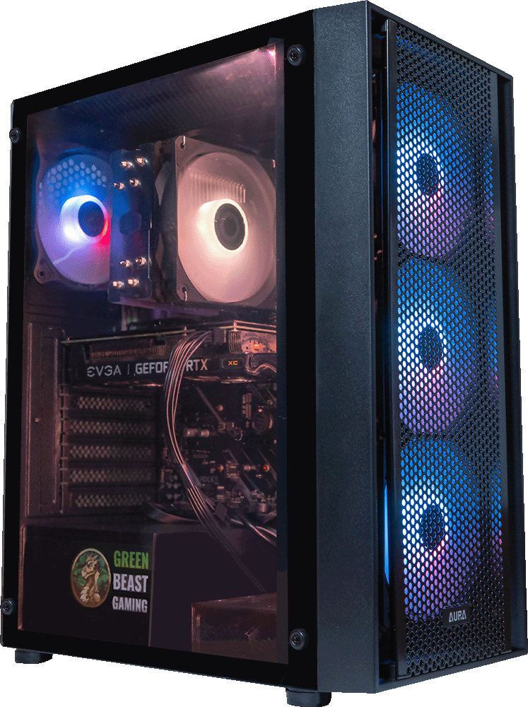 Aura GC2 Black, Ryzen 5 5500, 16GB DDR4, 1TB, 550W, RTX 5060 Ti 16GB, Standard Air
