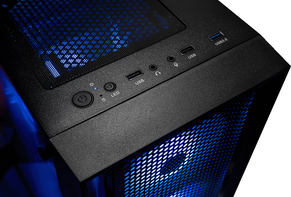 Aura GC2 Black, Ryzen 5 5500, 16GB DDR4, 1TB, 550W, RTX 5060 Ti 16GB, Standard Air