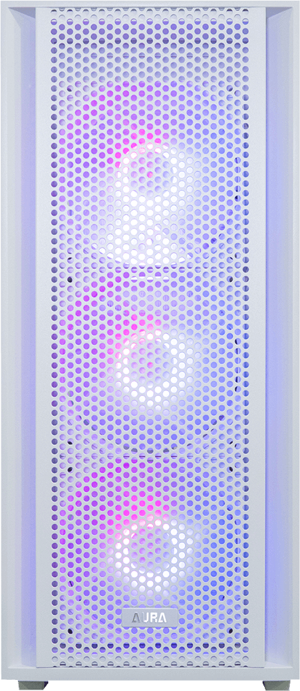 AMD Ryzen 7800X3D, 32GB DDR5 RAM, 1TB SSD, RTX 4070, 240MM AIO - Aura GC2 White
