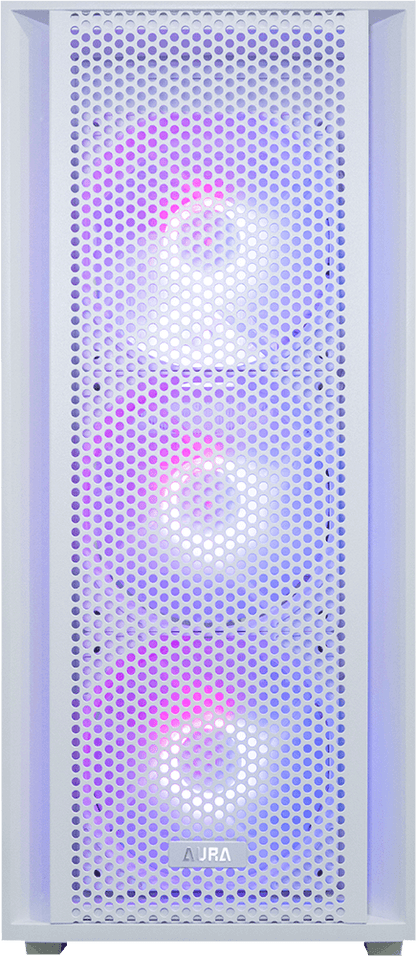 AMD Ryzen 7800X3D, 32GB DDR5 RAM, 1TB SSD, RTX 4070, 240MM AIO - Aura GC2 White