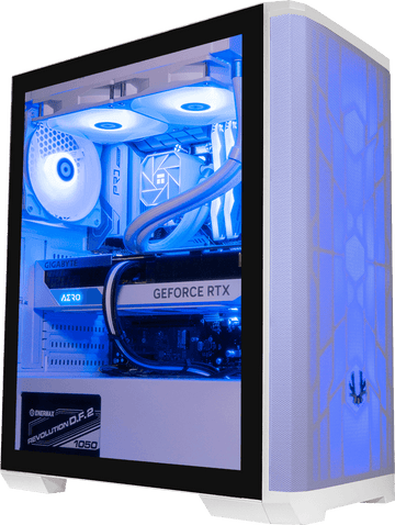 Nova Mesh White, i9 14900KF, 32GB DDR5, 1TB, 850W, RTX 5070 Ti 16GB, 360MM ARGB Water