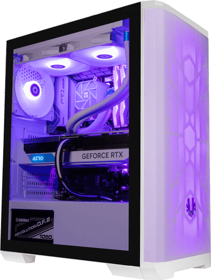 Nova Mesh - i7 12700K, 16GB RAM, 1TB SSD, RTX 3080 12GB, 120MM Water Cooling - WHITE