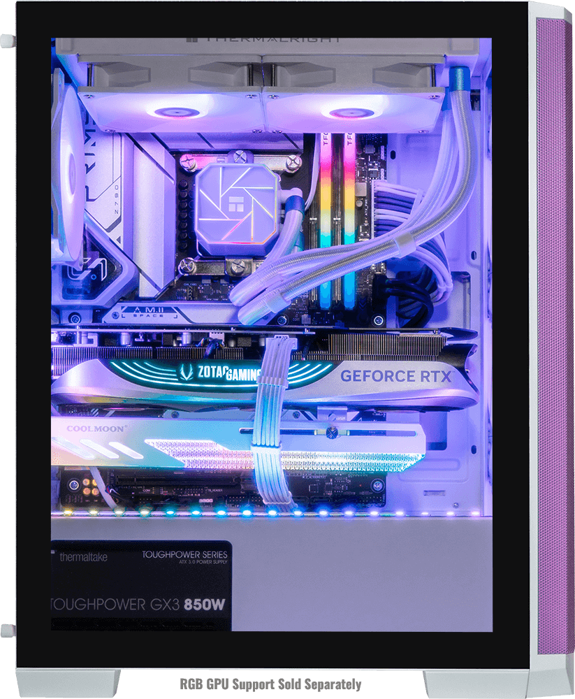 Nova Mesh - BUILD YOUR OWN - AMD - White/Purple