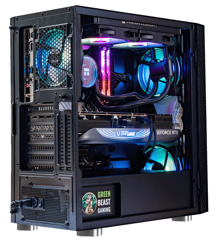 Black Widow - AMD Ryzen 7600X, 16GB DDR5 RAM, 1TB SSD, RTX 4070 - Black