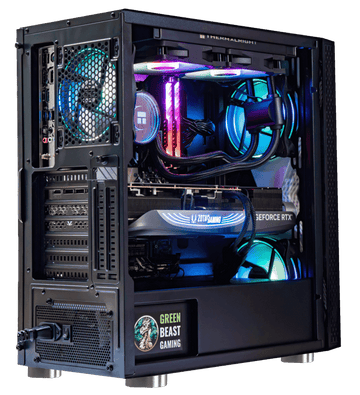 Black Widow Black, Ryzen 5 9600X, 16GB DDR5, 1TB, 850W, RTX 5070 12GB, Upgraded RGB Air