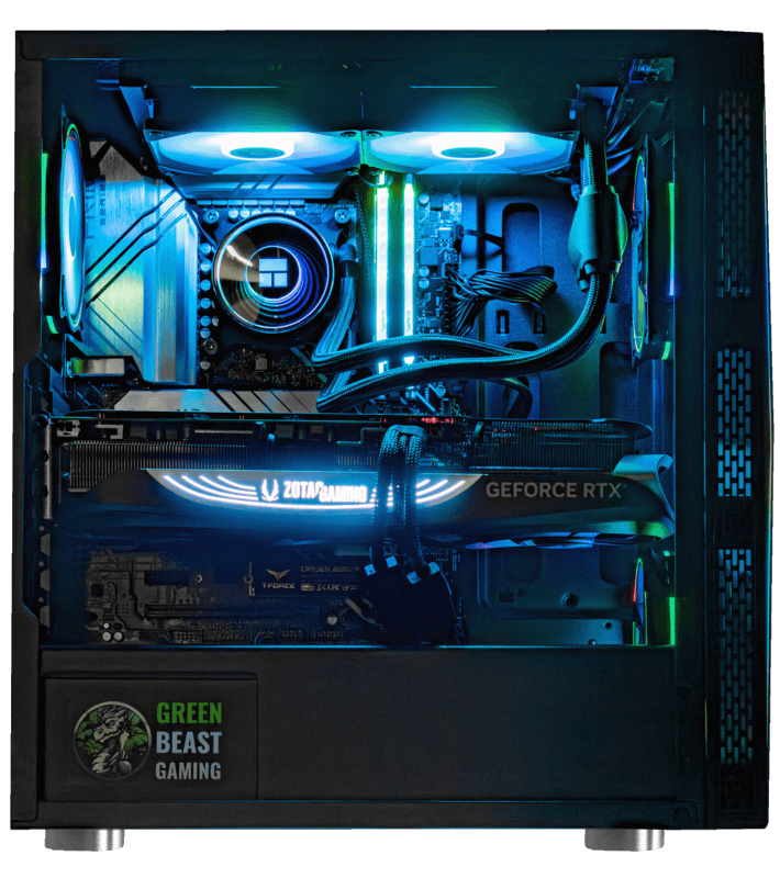 Black Widow Black, Ryzen 7 7800X3D, 32GB DDR5, 1TB, 850W, RTX 5070 12GB, Upgraded RGB Air