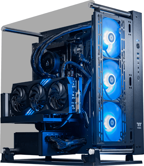 i9 14900KF, 32GB DDR5 RAM, 1TB SSD, RTX 4070 Ti, 360MM Water Cooling - Core P3 Pro Black