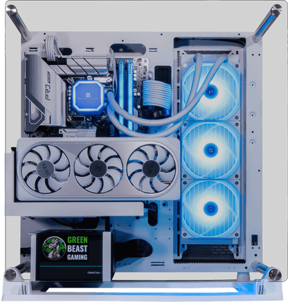 i9 14900KF, 32GB DDR4 RAM, 1TB SSD, RTX 4070 Ti, 360MM Water Cooling - Core P3 Pro White