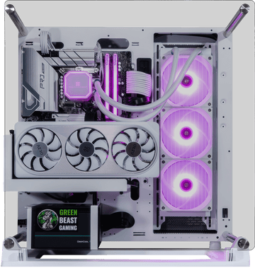 Core P3 Pro White, i9 14900KF, 32GB DDR4, 1TB, 1000W, RTX 4090 24GB, 360MM ARGB Water