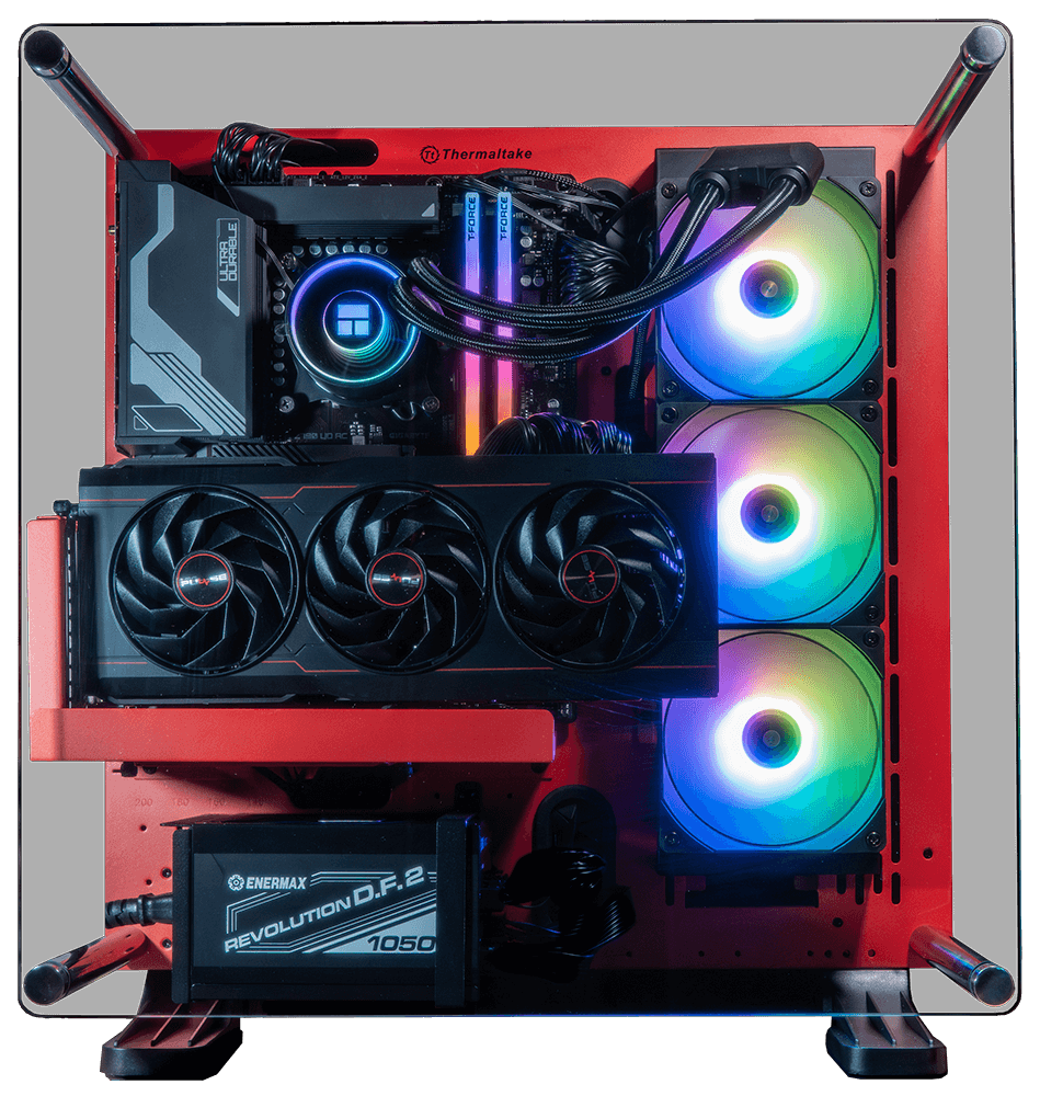 Thermaltake Core P3 - BUILD YOUR OWN - Intel - Red