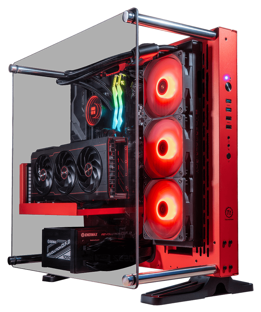 Core P3 Pro Red, i9 14900KF, 32GB DDR4, 1TB, 850W, RTX 5070 Ti 16GB, 360MM ARGB Water
