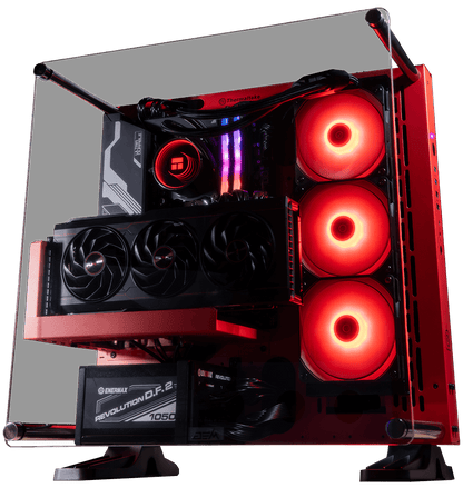 i9 13900K, 32GB DDR5 RAM, 1TB SSD, RTX 4070 Ti, 360MM Water Cooling - Best Value Core P3 - RED