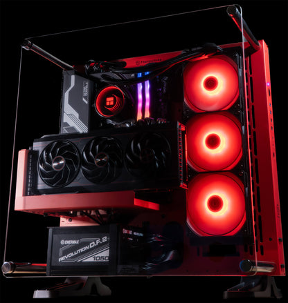 Look Like A BOSS - AMD - Thermaltake Core P3 - RED
