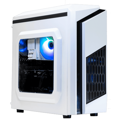 Just Let Me GAME - AMD - DIYPC F2 - WHITE