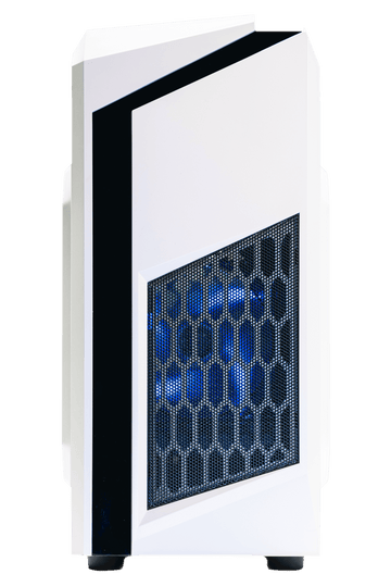 DIYPC F2 White, Ryzen 5 5500, 16GB DDR4, 1TB, 550W, RTX 5060 Ti 16GB, Standard Air
