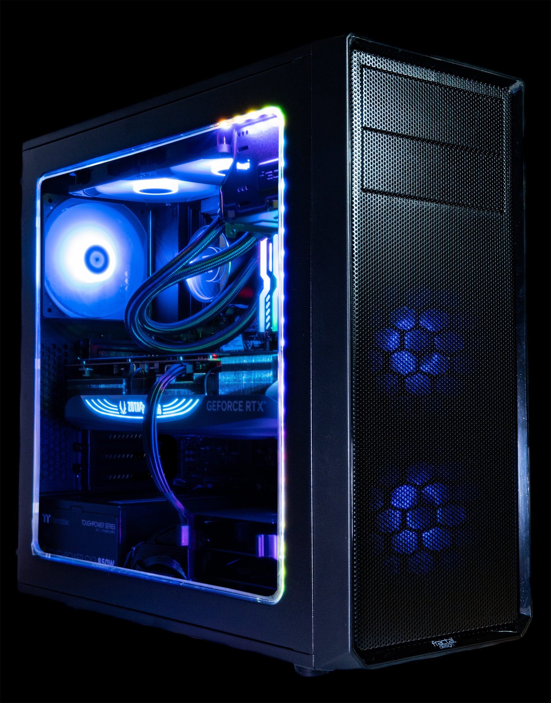 AMD Ryzen 7800X3D, 32GB DDR5 RAM, 1TB SSD, RTX 4070, 240MM AIO