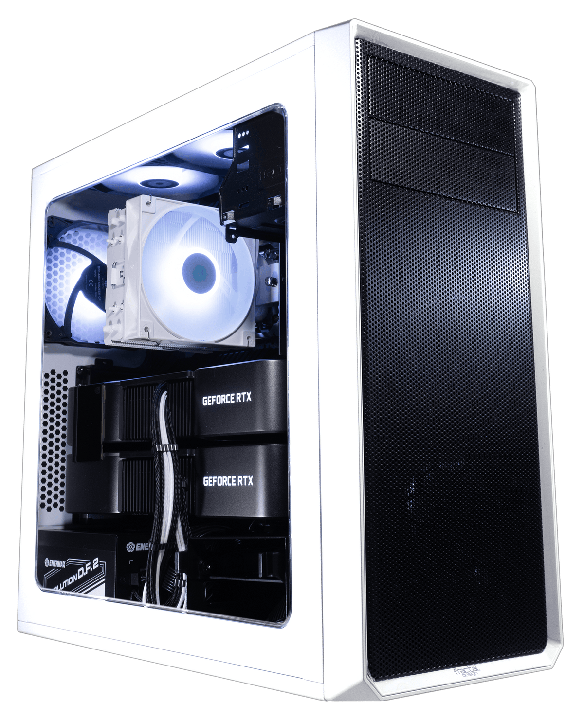 Focus G White, i7 12700KF, 16GB DDR4, 1TB, 850W, RTX 3090 24GB, Upgraded RGB Air