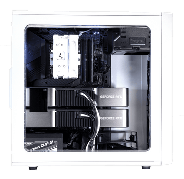 Focus G White, Ryzen 7 5800X, 32GB DDR4, 1TB, 850W, RTX 3090 24GB, Upgraded RGB Air