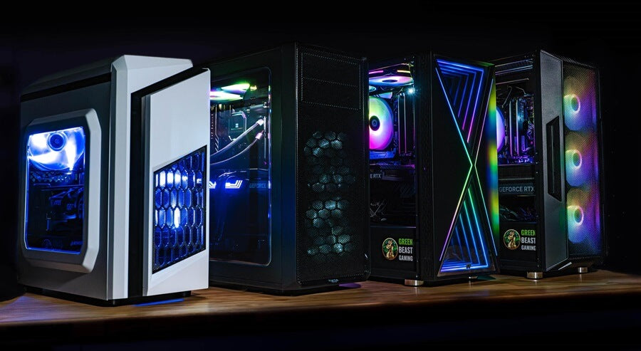 Nova Mesh - i7 12700K, 16GB RAM, 1TB SSD, RTX 3080 12GB, 120MM Water C –  Green Beast Gaming