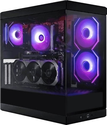 Hyte Y40 Black, i9 14900KF, 32GB DDR4, 2TB, 1000W, RTX 4090 24GB, 360MM ARGB Water