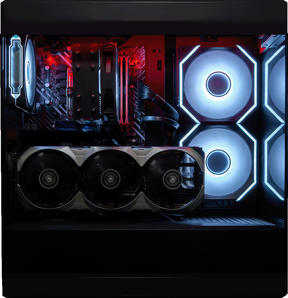 Hyte Y40 Black, i9 14900KF, 32GB DDR4, 2TB, 1000W, RTX 4090 24GB, 360MM ARGB Water