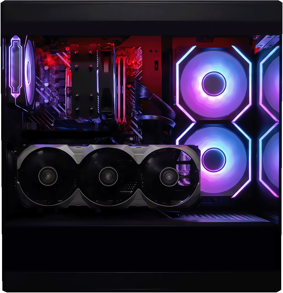 Hyte Y40 Black, i9 14900KF, 32GB DDR4, 2TB, 1000W, RTX 4090 24GB, 360MM ARGB Water