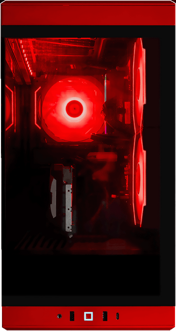 Hyte Y40 Red, i5 12400F, 16GB DDR4, 1TB, 550W, RTX 3060 12GB, Standard Air
